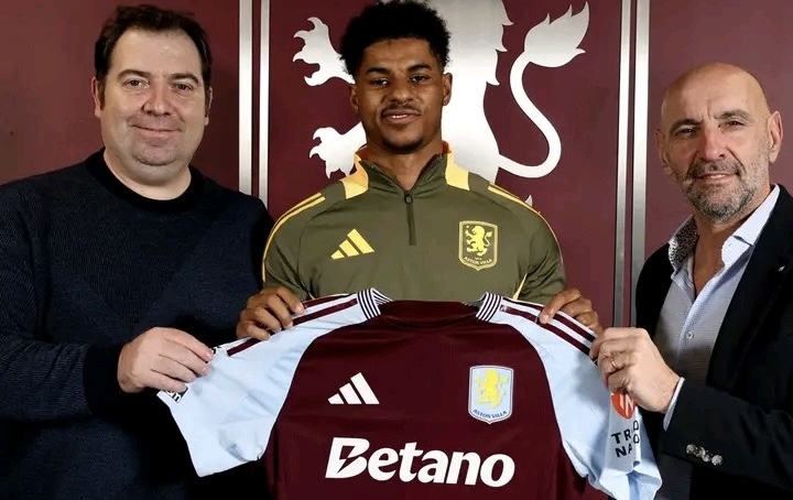 Villa Announces the Signing of Marcus Rashford on Loan from ManUtd