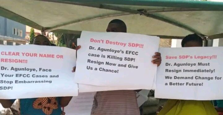 BREAKING: Pro-El-Rufai Protesters Demand Removal of SDP National Secretary Over EFCC Case