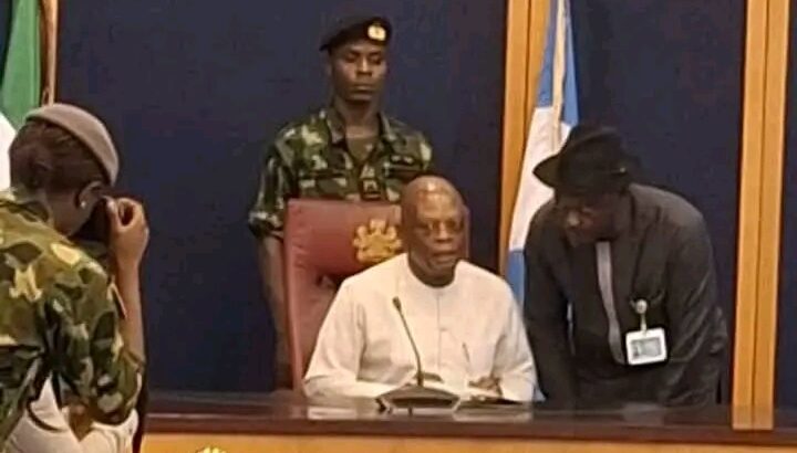 New Rivers State Administrator Arrives at Government House, Port Harcourt