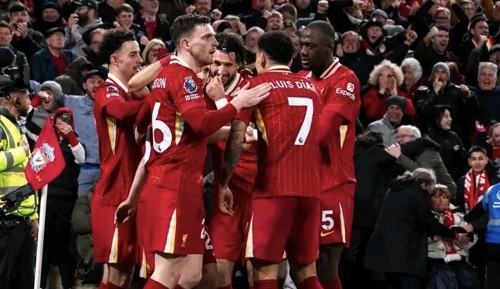 EPL: Liverpool Nears Title as City Strengthens Top-Four Hold