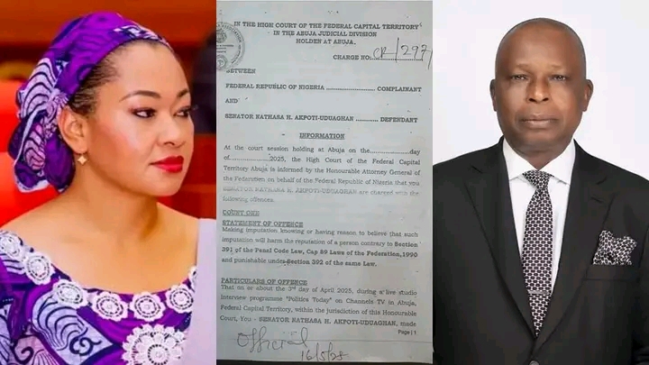 BREAKING: Senator Natasha Akpoti-Uduaghan Faces Criminal Charges Over Assassination Allegations