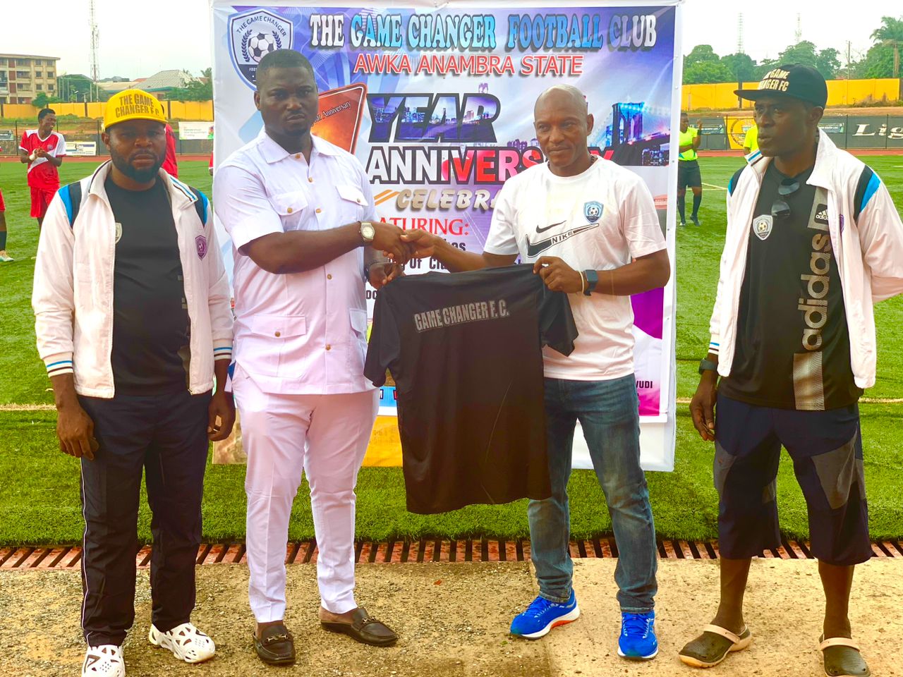Gamechangers FC Unveils Ex-International Emmanuel Awa as Head Coach, Retires Jersey in Emotional Tribute