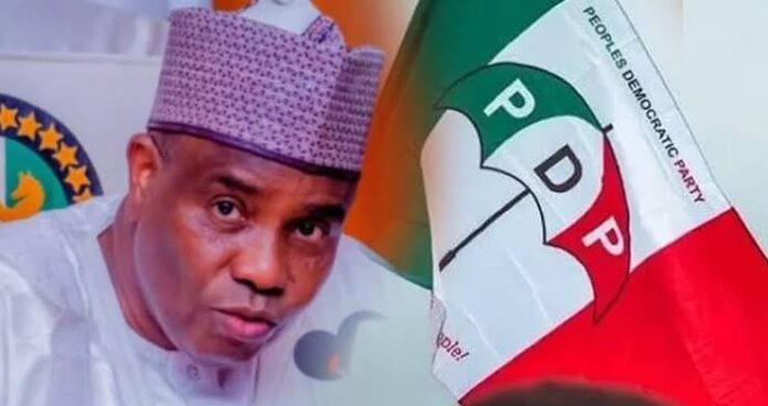 PDP Condemns EFCC Arrest of Former Sokoto Governor Tambuwal, Calls It Political Intimidation