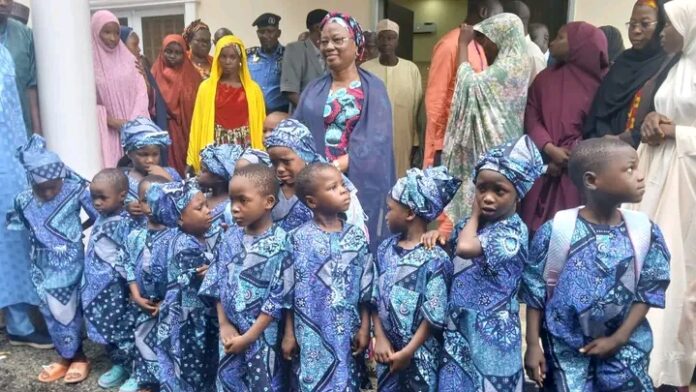 Adamawa Govt Reunites 14 Trafficked Kids With Parents