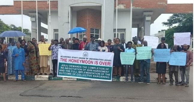 ASUU UniAbuja Joins Nationwide Protest, Demands Payment of Salaries and Arrears