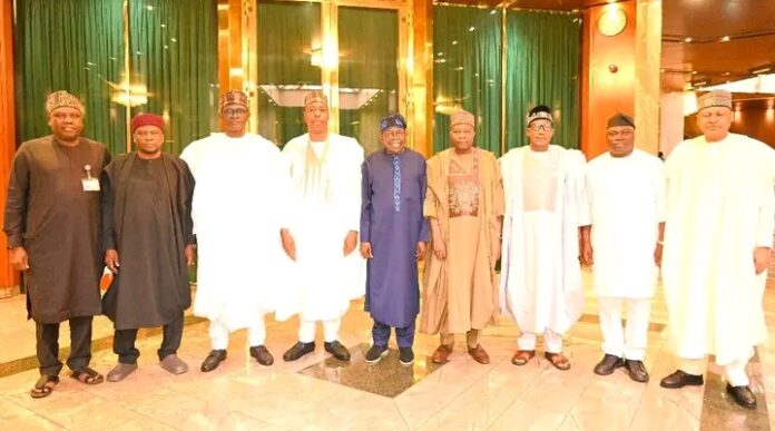 President Tinubu Meets North East Governors Over Road Projects, Oil Exploration