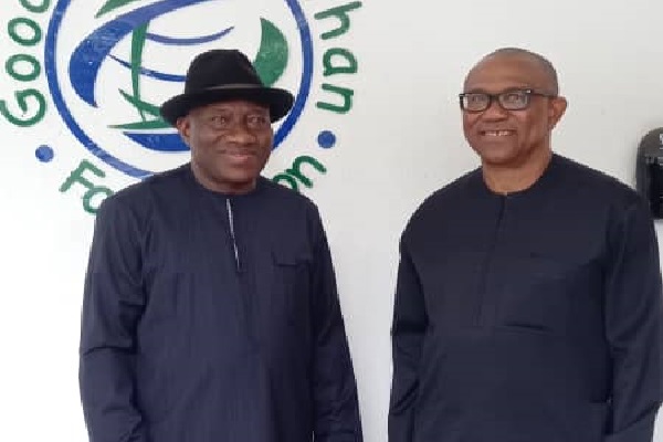 Obi, Jonathan Meet Behind Closed Doors Amid Rumors of Political Comeback