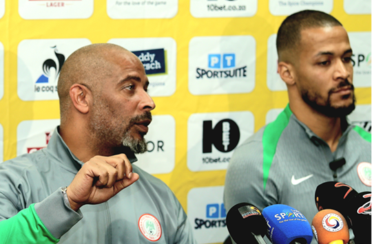Sack Him, Ekong Na Him K!ll Mohbad- Fans Turn on Chelle, Ekong, After Eagles Costly Draw With South Africa