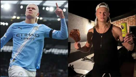 Erling Haaland Trolls Manchester United With A Steak After Derby