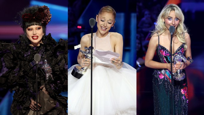 Lady Gaga, Ariana Grande and Sabrina Carpenter lead winners at 2025 MTV Video Music Awards