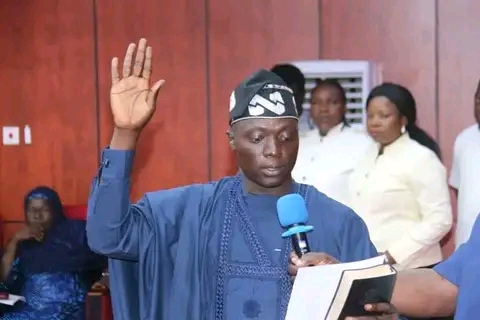 Taraba Assembly Swears In newly elected member Karim I State Constituency Hon. Abner Shittu
