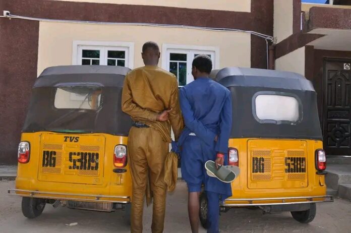 BOTMA Arrests Two Men for Snatching Phones with Fake Tricycle Number in Maiduguri