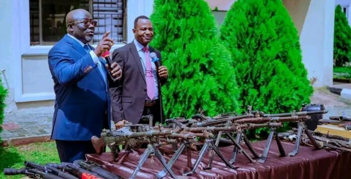 DSS Seizes Large Cache of Weapons in Delta, Arrests Two Suspects