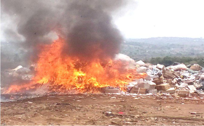 NAFDAC Destroys Counterfeit and Expired Drugs Worth N15 Billion in Ibadan