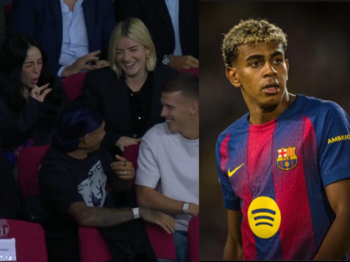 Nicki Nicole Steals the Spotlight as Lamine Yamal Shines in Barcelona’s 6–1 Rout of Olympiacos