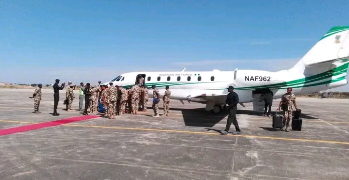 NEWS FLASH: Air Force Chief Aneke Visits Maiduguri for First Operational Tour