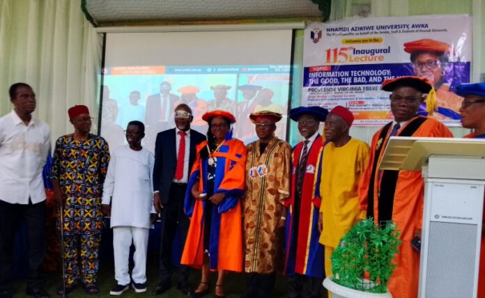 Explore positive angles to IT for Nigeria’s socio-economic growth, Prof Ejiofor tells youths