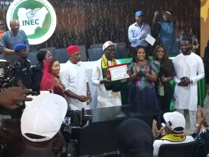 We Just Wanted Our Votes Counted, INEC Delivered — Soludo on Receiving Certificate of Return”