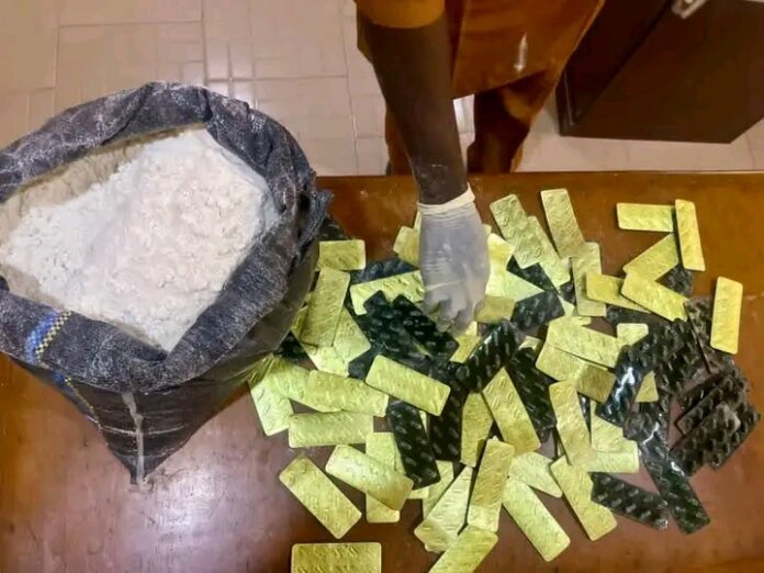 Borno Police Arrest 22-Year-Old Woman with 89 Sachets of Tramadol Concealed in Maize Flour