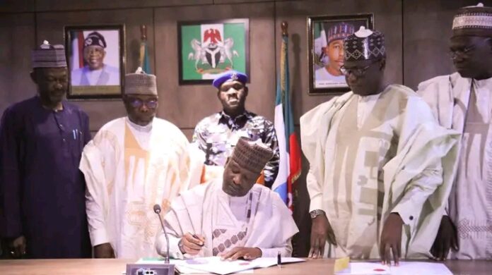 Borno Acting Governor Signs N892.45bn 2026 Appropriation Bill into Law