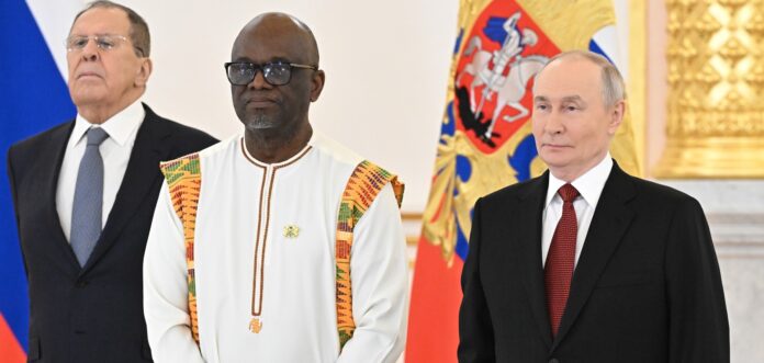 Putin Receives Newly Appointed Foreign Ambassadors in Bolshoi Kremlin Palace