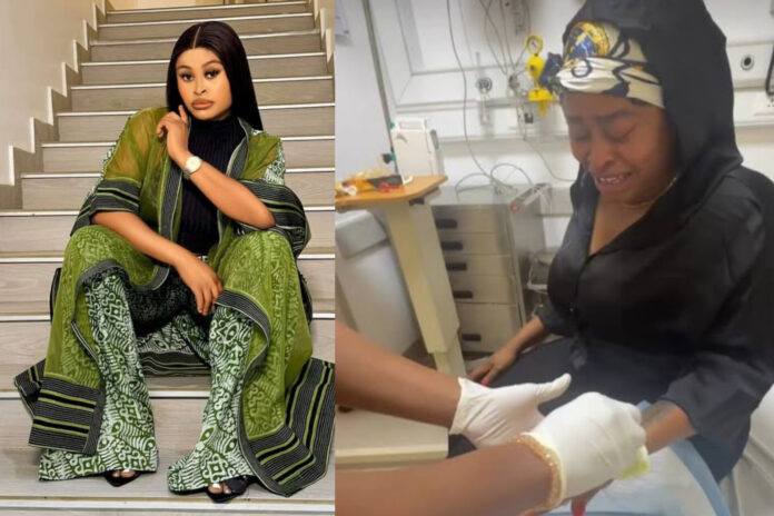 Nollywood Actress Sarah Martins Collapses From Extreme Exhaustion