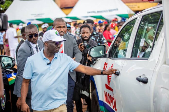 Okpebholo Boosts Edo Central Security With 10 Patrol Vans