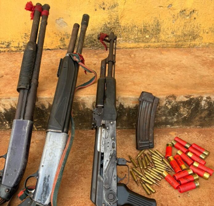 Two killed, Arms recovered, as Gunmen who attacked Ex-Anambra Governor's convoy engage Police in gun duel