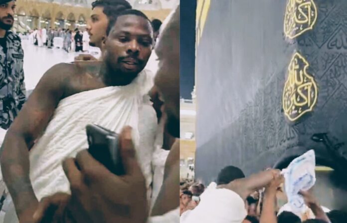 Asake Trends as Viral Video Shows Him Reaching for Black Stone at Kaaba