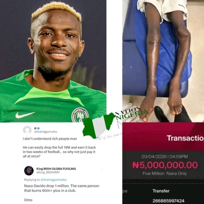 Mixed Reactions Trail Victor Osimhen’s N5m Donation for Fan’s N19m Surgery 