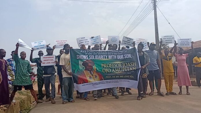 Kogi Youths Rally for INEC Chairman, Dismiss Allegations as Political Plot