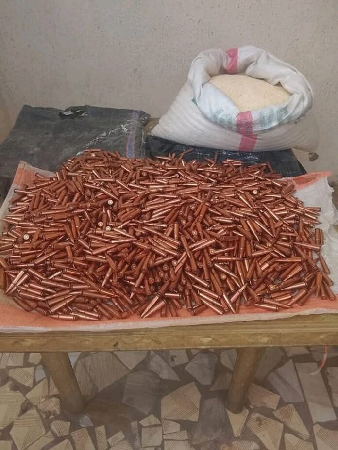 Shock as NDLEA Finds Military-Grade Bullets Hidden Inside Garri Bags