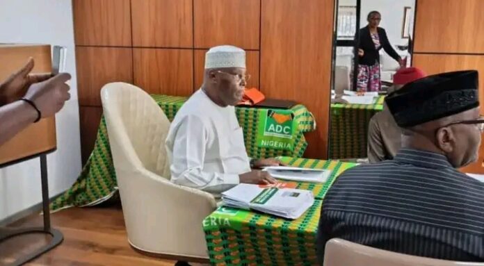 Atiku Appears Before ADC Presidential Screening Committee in Abuja
