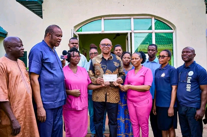 Obi Donates N10m to Abuja Anglican Hospital, Reaffirms Commitment to Healthcare