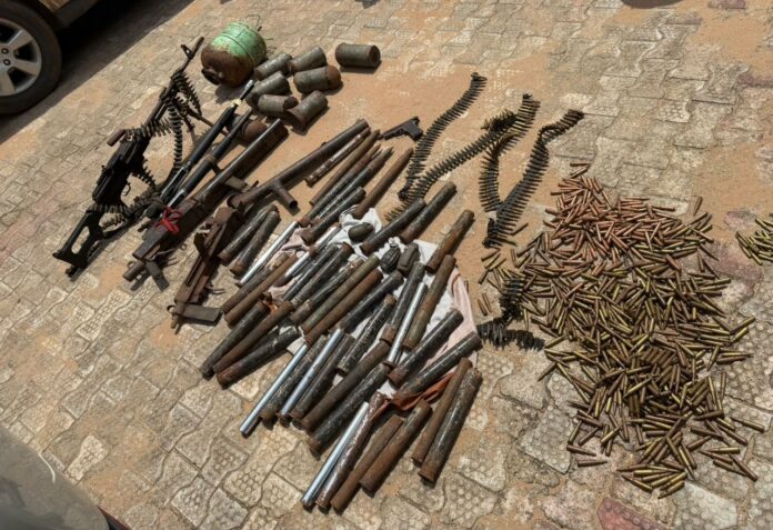Police record breakthrough in Anambra with heavy weapons, explosives recovery from Criminal camp