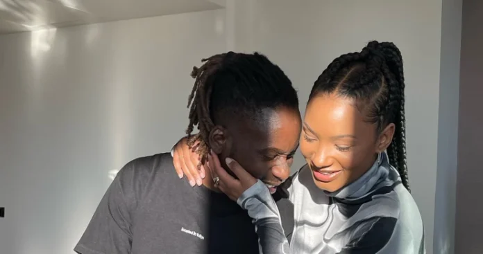 Temi Otedola Reveals “We Send Baby Names on WhatsApp” With Mr Eazi