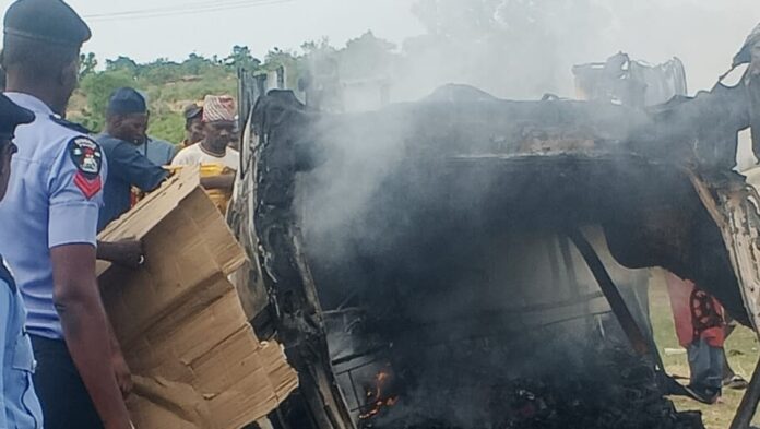 Four NYSC Members, Soldier Among Six Killed in Fiery Adamawa Highway Crash