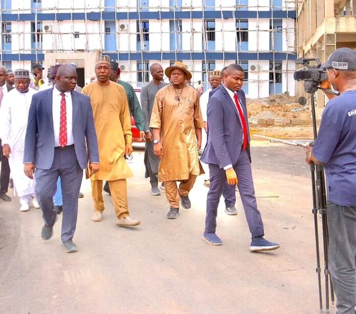 400-Bed Mega Hospital in Borno Nears Completion as Zulum Inspects Project