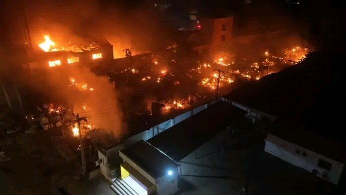 Fire Guts Home and Office Furnishings Market in Kano, Destroying Goods Worth Millions
