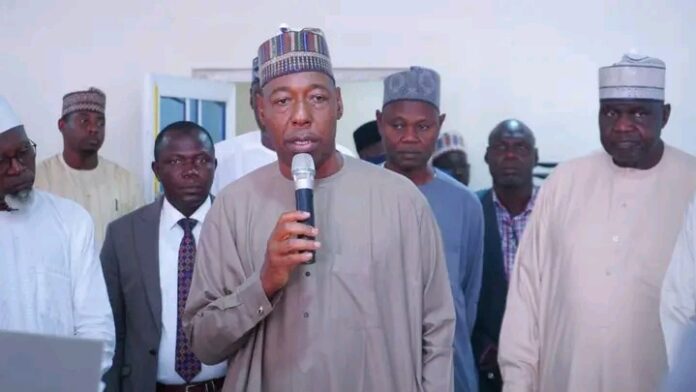Borno State Governor, Professor Babagana Umara Zulum
