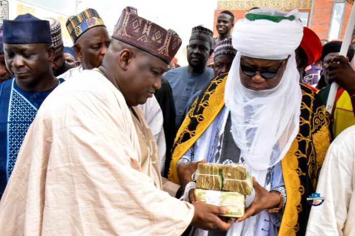 Yari Hands N163m, Food Items To Victims, Families Of Bandits Attack In Zamfara