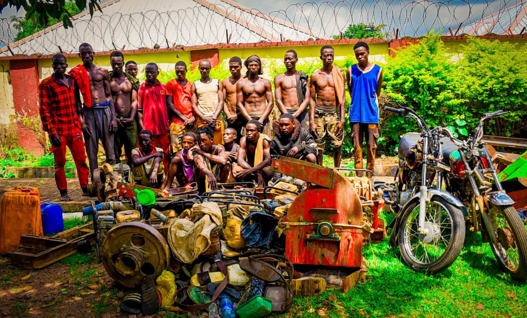 Army Hands 18 Illegal Miners to NSCDC Mining Marshals in Niger