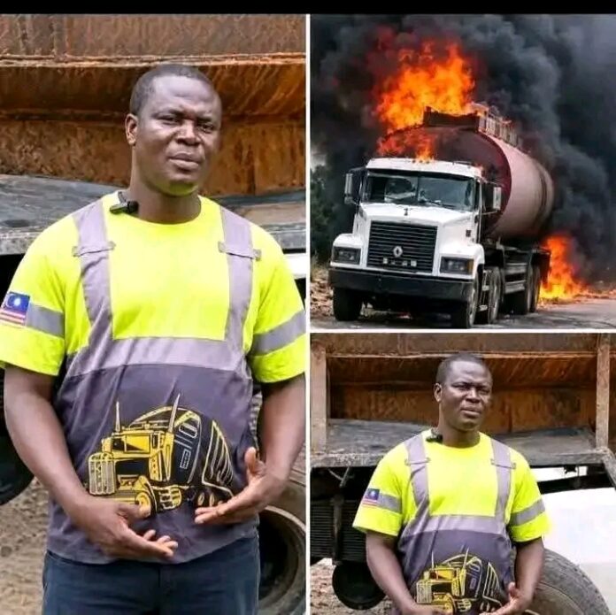 Tanker Driver Drives Burning Truck Away From Iwo Filling Station, Saves Lives
