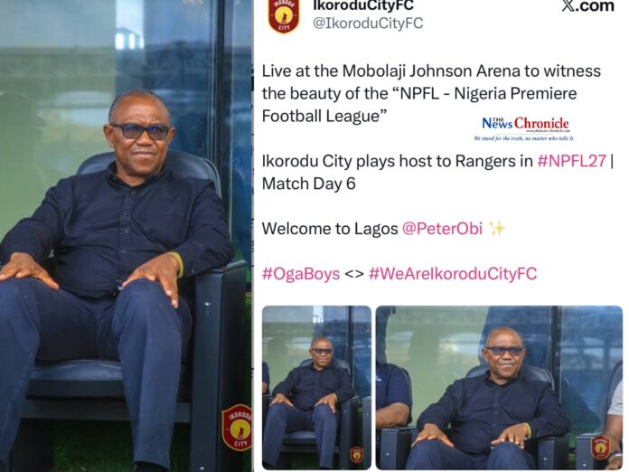 Ikorodu City Under Fire After Deleting Peter Obi Post